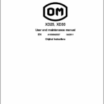 OM Pimespo XD25 and XD30 Forklift Workshop Manual