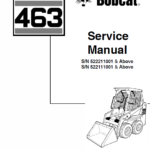 Bobcat 463 Skid-Steer Loader Service Manual