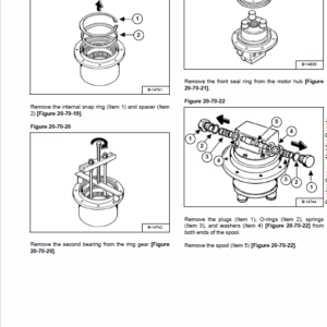 Bobcat 325 and 328 Compact Excavator Service Manual