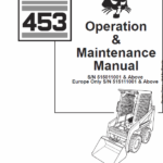 Bobcat 450 and 453 Skid-Steer Loader Service Manual