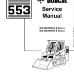 Bobcat 553 Skid-Steer Loader Service Manual