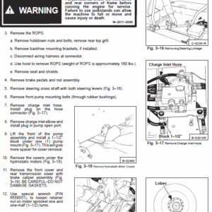 Bobcat 630, 631 and 632 Skid-Steer Loader Service Manual