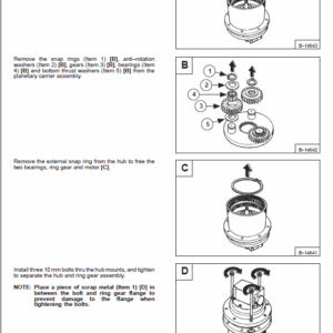 Bobcat X320, and X322 Excavator Service Manual