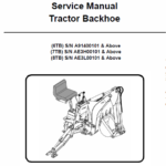 Bobcat 6TB, 7TB, 8TB Backhoe Tractor Service Manual