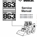 Bobcat 863 and 863H Skid-Steer Loader Service Manual