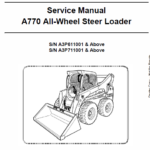 Bobcat A770 Skid-Steer Loader Service Manual