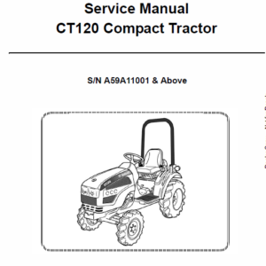 Bobcat CT120 Compact Tractor Service Manual