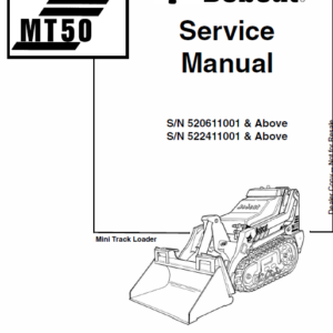 Bobcat MT50 Mini Loader Service Manual