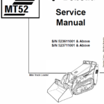 Bobcat MT52 and MT55 Mini Loader Service Manual