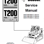 Bobcat T200 Loader Service Manual