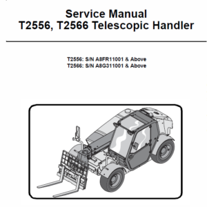 Bobcat T2556 and T2566 Telescopic Handler Service Manual