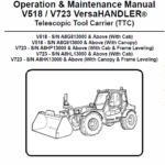 Bobcat V723 VersaHANDLER Telescopic Service Manual