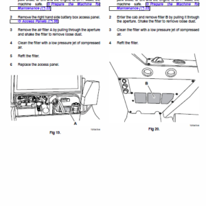 JCB 1CX Backhoe Loader Service Manual