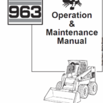 Bobcat 963 Skid-Steer Loader Service Manual