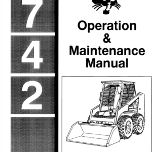 Bobcat 741, 742 and 743 Skid-Steer Loader Service Manual