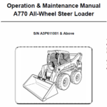 Bobcat A770 Skid-Steer Loader Service Manual