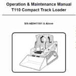 Bobcat T110 Compact Loader Service Manual