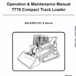 Bobcat T770 Loader Service Manual