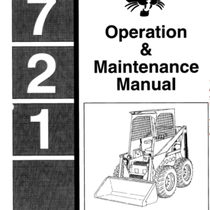 Bobcat 700, 720, 721 and 722 Skid-Steer Loader Service Manual