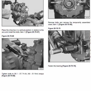 Bobcat TR35160, TR45190, TR50210, TR40250 Telescopic Service Manual