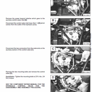 Bobcat 853 and 853H Skid-Steer Loader Service Manual