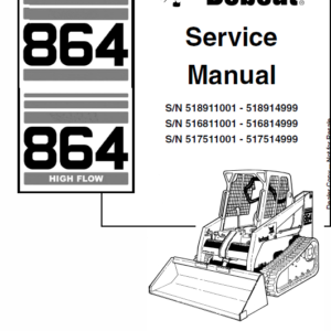 Bobcat 864 and 864H Skid-Steer Loader Service Manual