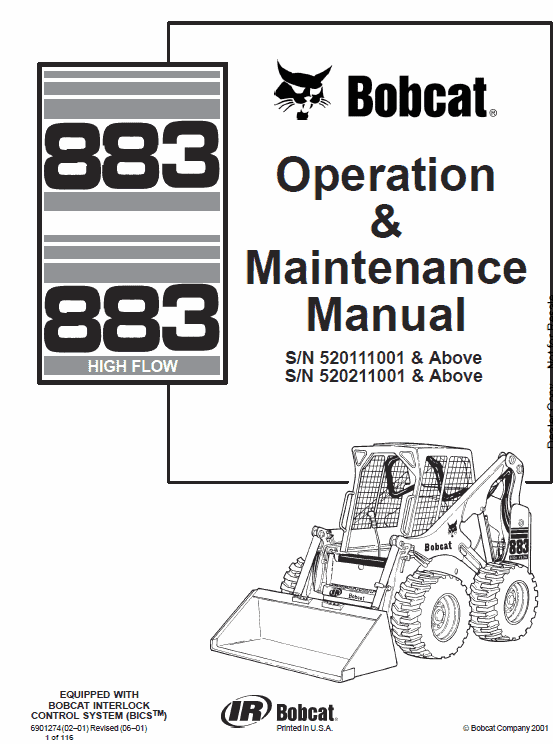 Bobcat 873 G-series Turbo Skid Steer Loader Service Manual 2010 Rev 6900847 for sale online 