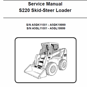 Bobcat S220 Skid-Steer Loader Service Manual