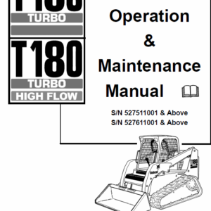 Bobcat T180 Turbo, T180 Turbo High Flow Loaders Service Manual