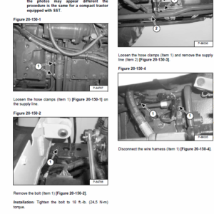 Bobcat CT440, CT445 and CT450 Compact Tractor Service Manual