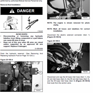 Bobcat S630 Skid-Steer Loader Service Manual