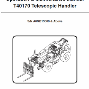 Bobcat T40140 and T40170 Telescopic Handler Service Manual