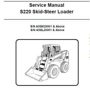 Bobcat S220 Skid-Steer Loader Service Manual