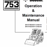 Bobcat 753 G-Series Skid-Steer Loader Service Manual