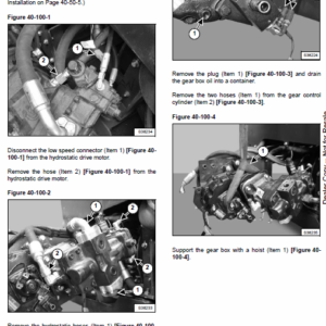 Bobcat TL470 and TL470X Telescopic Handler Service Manual