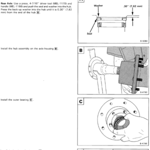 Bobcat 1600 Loader Service Manual