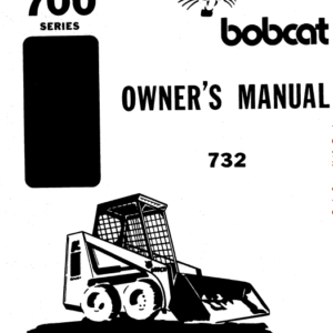 Bobcat 730, 731 and 732 Skid-Steer Loader Service Manual