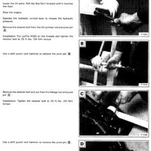 Bobcat 2410 Loader Service Manual