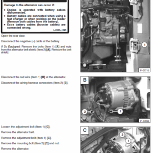 Bobcat 863 and 863H Skid-Steer Loader Service Manual