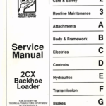 JCB 2CX Backhoe Loader Service Manual