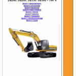 Jcb Js240, Js260, Js330, Js360 Tier 4 Tracked Excavator Service Manual