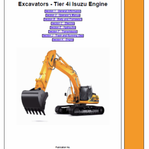 Jcb Js300, Js330, Js370 Tracked Excavator Service Manual