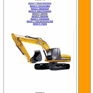 Jcb Js370 Tracked Excavator Service Manual