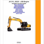JCB JS210LC, JS220 Tracked Excavator Service Manual
