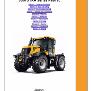 JCB 3000 XTRA Series Fastrac Service Manual