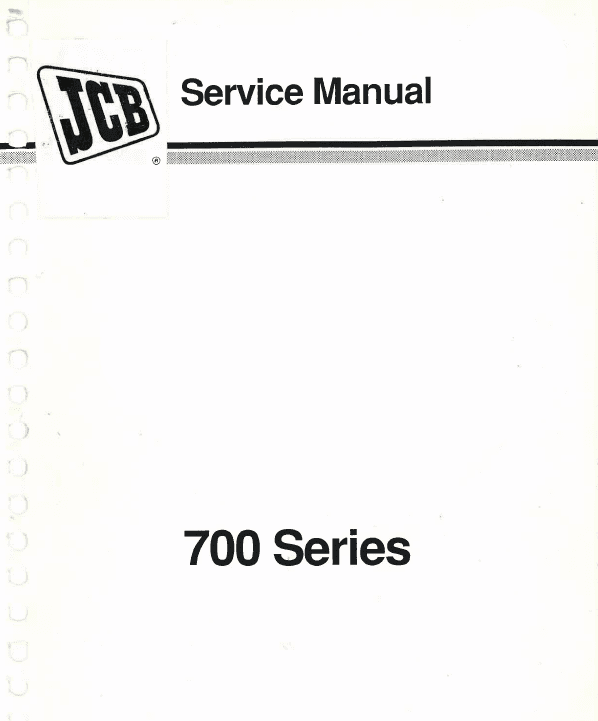 JCB 700 Series Articulated Dump Truck Service Manual