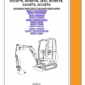 JCB 8025ZTS, 8026CTS, JS30, 8029CTS Mini Excavator Service Manual