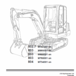 JCB 802.7, 803, 804  Mini Excavator Service Manual