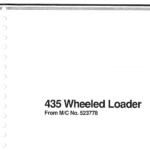 JCB 435 Wheeled Loader Shovel Service Manual