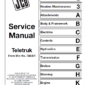 Jcb 2.0, 2.5, 3.0, 3.5d Tlt Lift Teletruk Service Manual